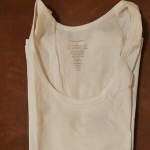Calvin Klein Women's White Tank Top